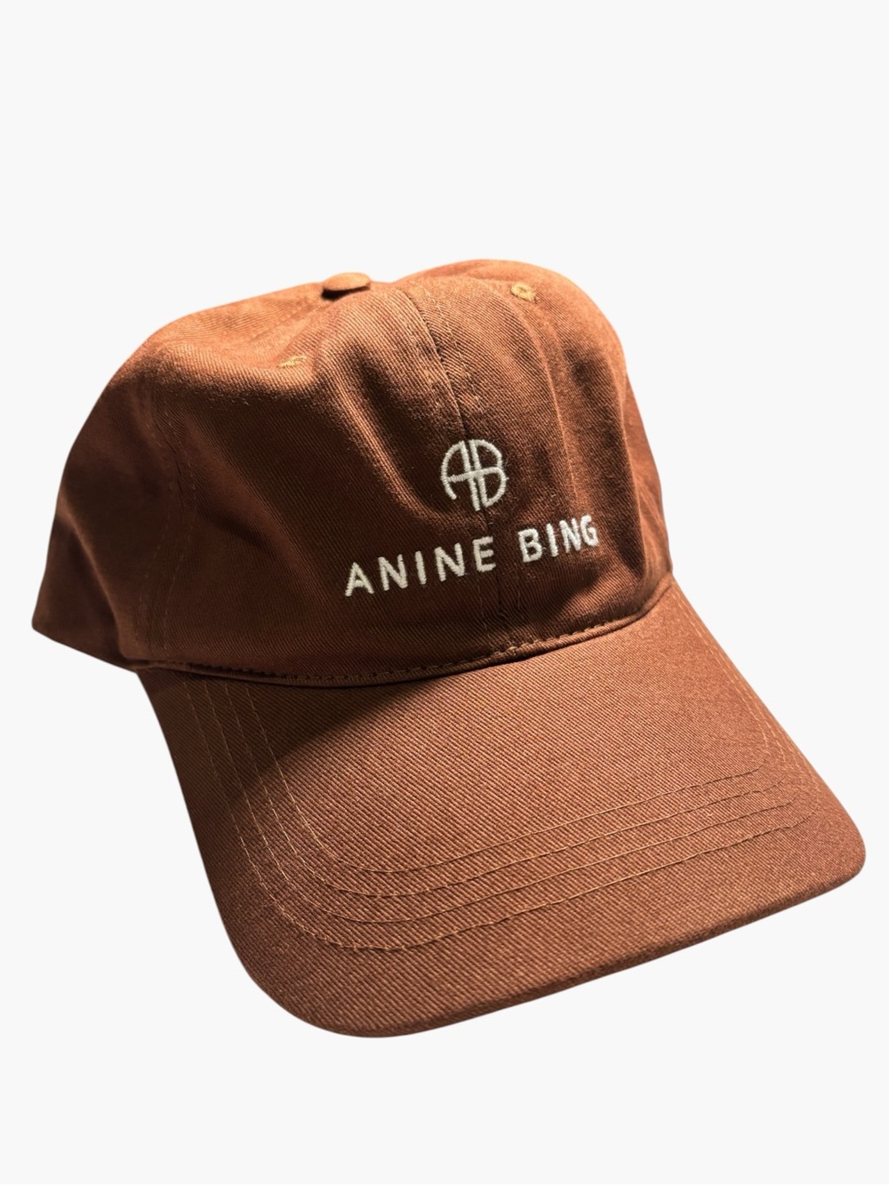Anine Bing Jeremy Baseball Cap | Brown White Adjustable OS